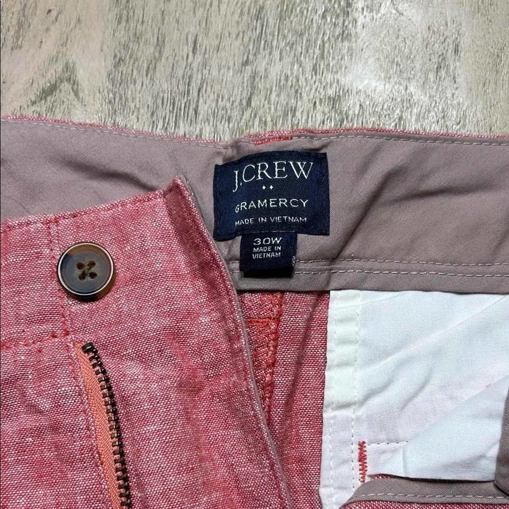 J. Crew Men's Pink Flat Front Shorts